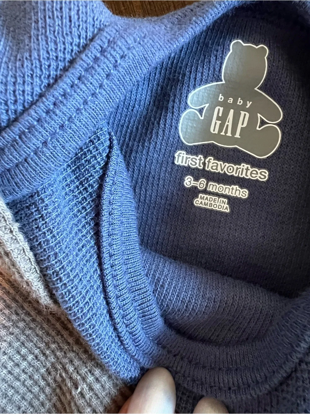 Baby Gap Baby Boy 3-6M Clothing Bundle | Ribbed Neutral Outfits EUC